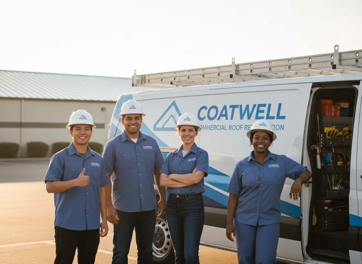 Commercial roof coating company in Hatley, WI