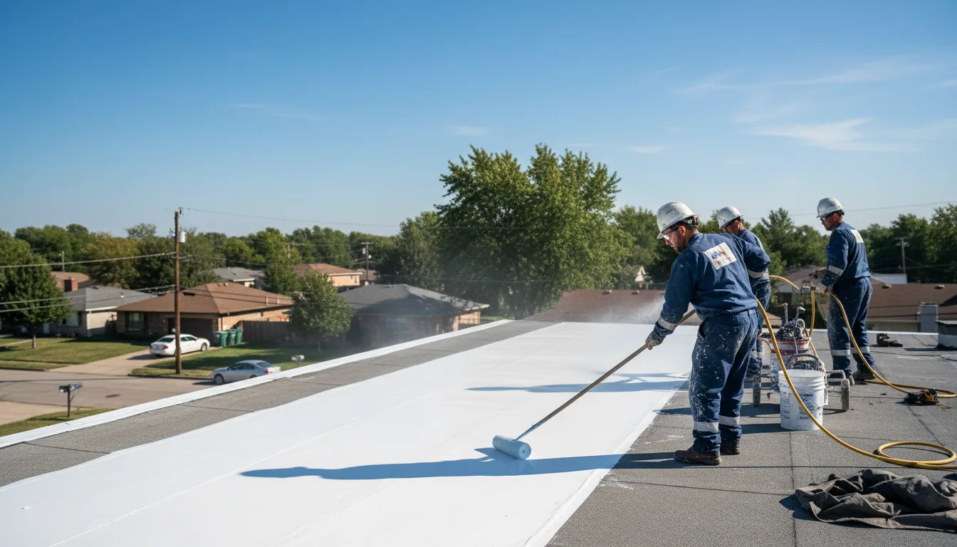 Commercial roof coating in Hatley, WI near me